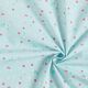 Popeline Igel und Pilze  – babyblau,  thumbnail number 3
