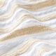 Feinstrick Effektstreifen – weiss/gold,  thumbnail number 2