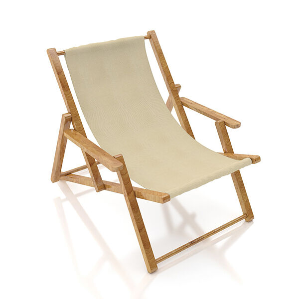 Outdoor Liegestuhlstoff Uni, 44 cm – beige, image number 4