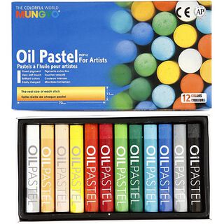 Mungyo Öl-Pastellfarbe [Stärke: 11mm][12 Stück ], 