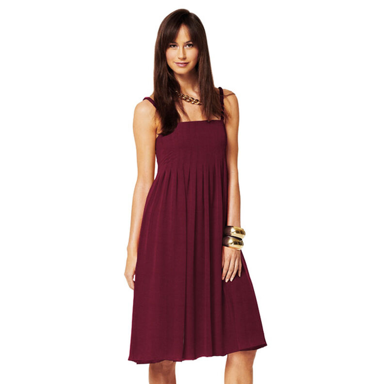 Viskose Jersey Medium – bordeauxrot,  image number 4