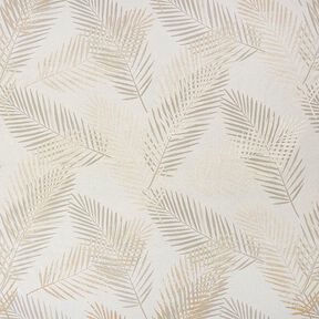 Verdunkelungsstoff Palmwedel Metallic – beige/gold, 