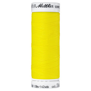 Seraflex Nähgarn für elastische Nähte (3361) | 130 m | Mettler – zitronengelb, 