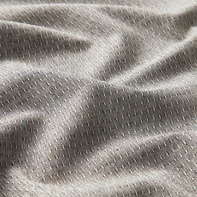Dekostoff Jacquard recycelt – schwarz, image number 2