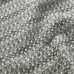Schurwoll-Mix Lurex Melange – altsilber, 