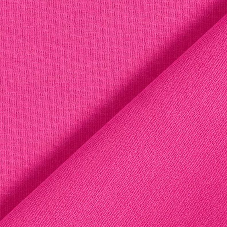 Leichter French Terry Uni – intensiv pink,  image number 5