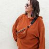 Frotteestoff Stretch Uni – terracotta,  thumbnail number 6