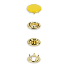 Druckknöpfe Jersey [12 mm] | Prym – gelb, 