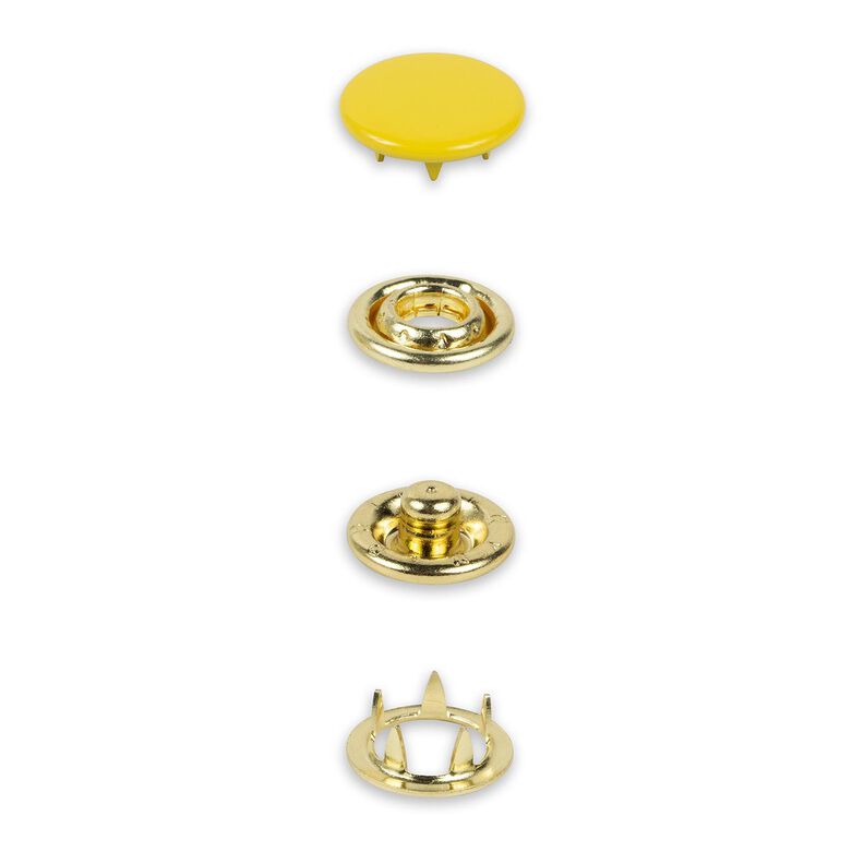 Druckknöpfe Jersey [12 mm] | Prym – gelb,  image number 2