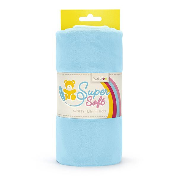 Nicki SHORTY [1 m x 0,75 m | Flor: 1,5 mm]  - babyblau | Kullaloo