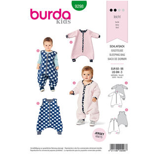 Schlafsack | Burda 9298 | 68-98, 