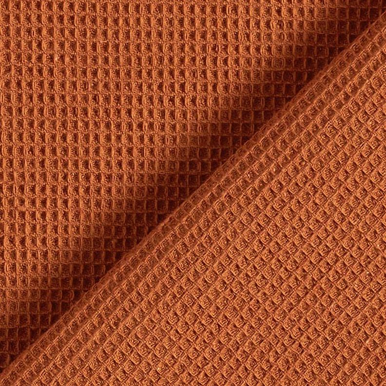 Waffelpiqué Mini – terracotta,  image number 3