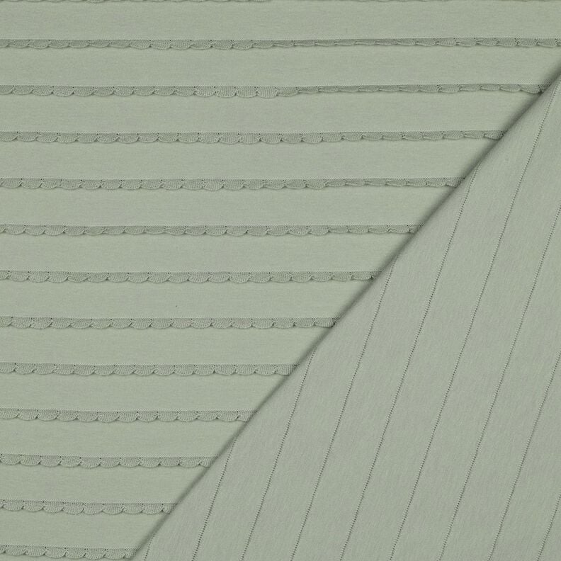 Baumwolljersey R&uuml;schen &ndash; schilf,  image number 4