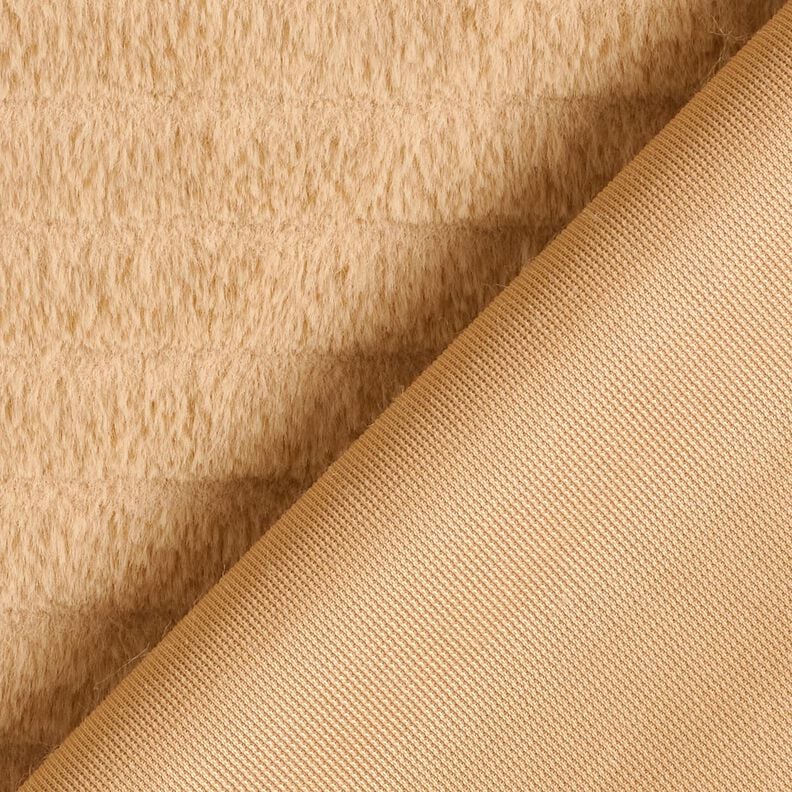 Kunstfell breite Querstreifen – beige, image number 4