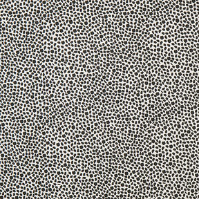 Dekostoff Halbpanama Leoprint – schwarz/natur, 