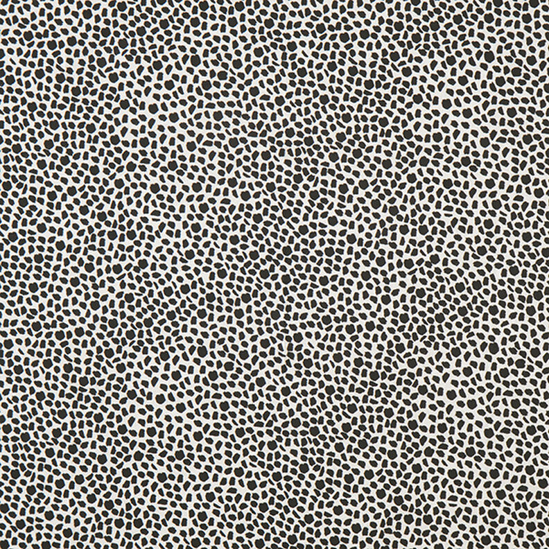 Dekostoff Halbpanama Leoprint – schwarz/natur,  image number 1