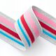 Gummiband Glitter [ 4 cm ] – silber/rosa,  thumbnail number 1