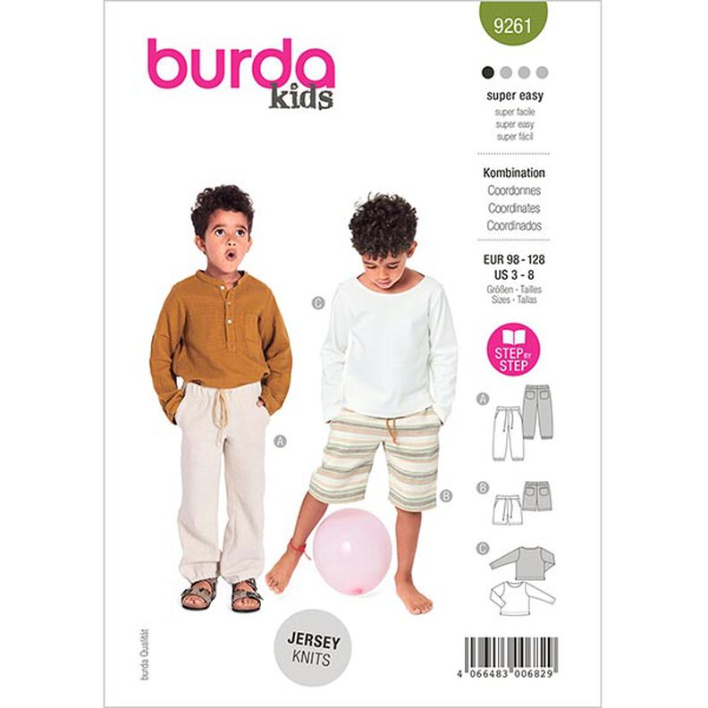 Hose / Pullover | Burda 9261 | 98-128,  image number 1