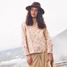 Baumwollpopeline feine Herbstzweige | Katia Fabrics – natur/karminrot,  thumbnail number 5