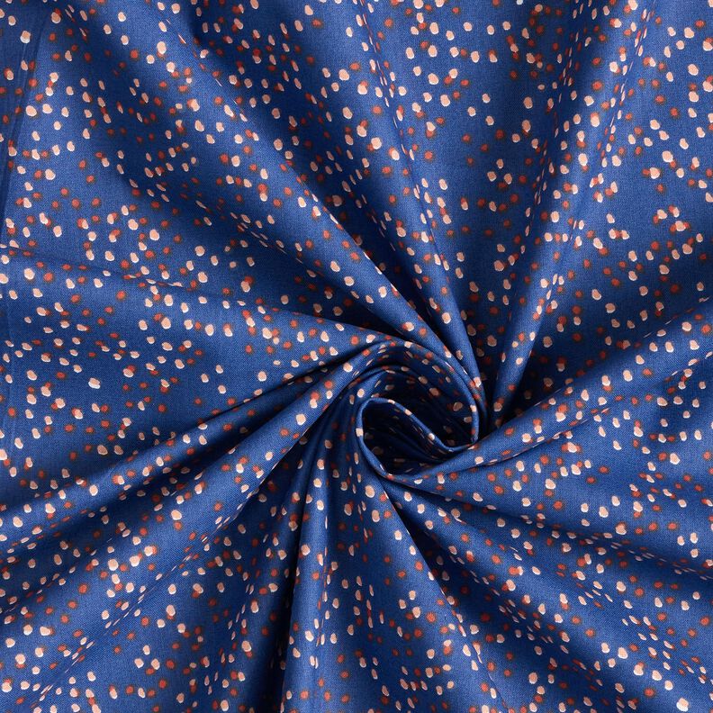 Baumwollstoff Cretonne Pünktchen – indigo,  image number 3