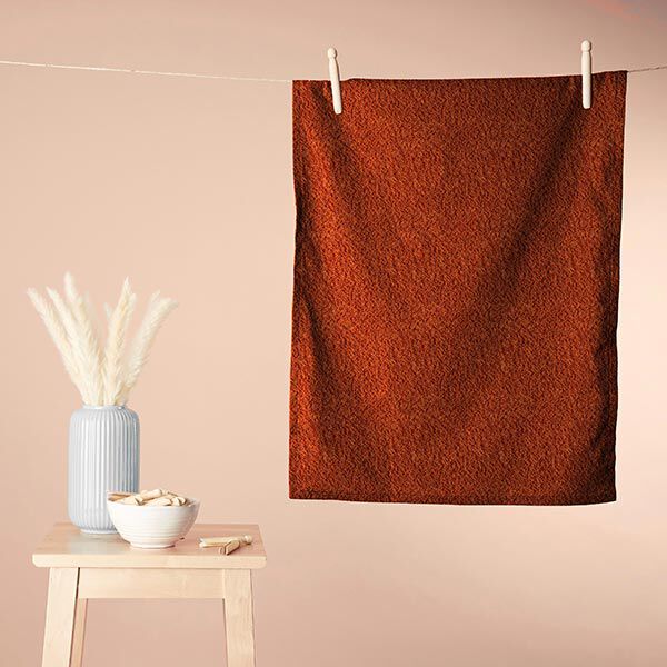 Frotteestoff – terracotta | Reststück 150cm