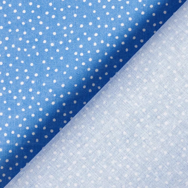 Baumwollstoff Cretonne feine Punkte – blau, image number 4