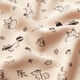 Waffeljersey Waldtiere – natur/schwarz,  thumbnail number 2