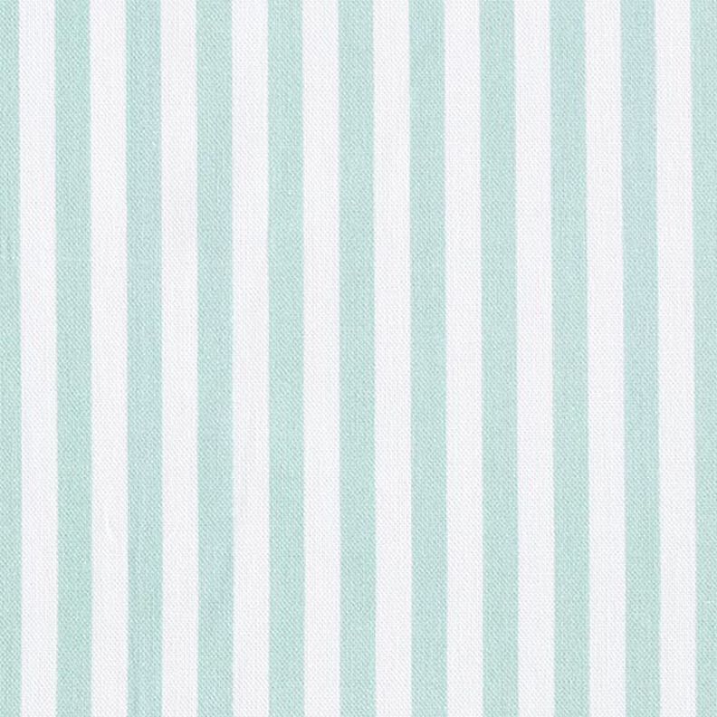 Dekostoff Halbpanama Längsstreifen – mint/weiss,  image number 1