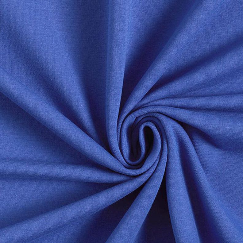 Leichter Baumwollsweat Uni – indigo, image number 1