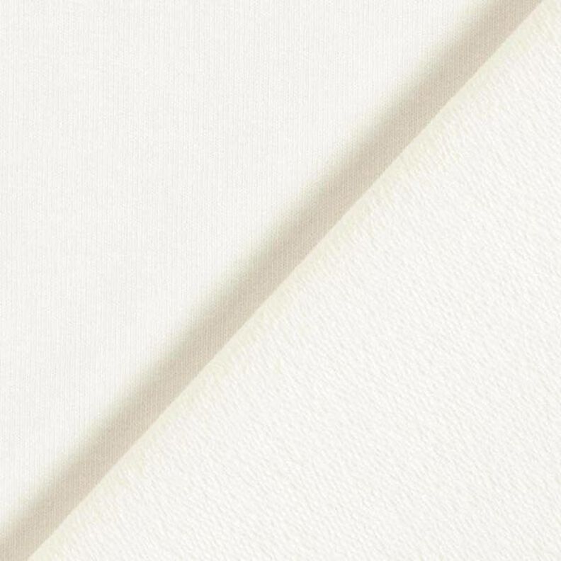 Leichter French Terry Uni &ndash; wollweiss,  image number 4