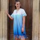 FRINGE ME Dip Dye Blue – blau | Albstoffe | Hamburger Liebe,  thumbnail number 9