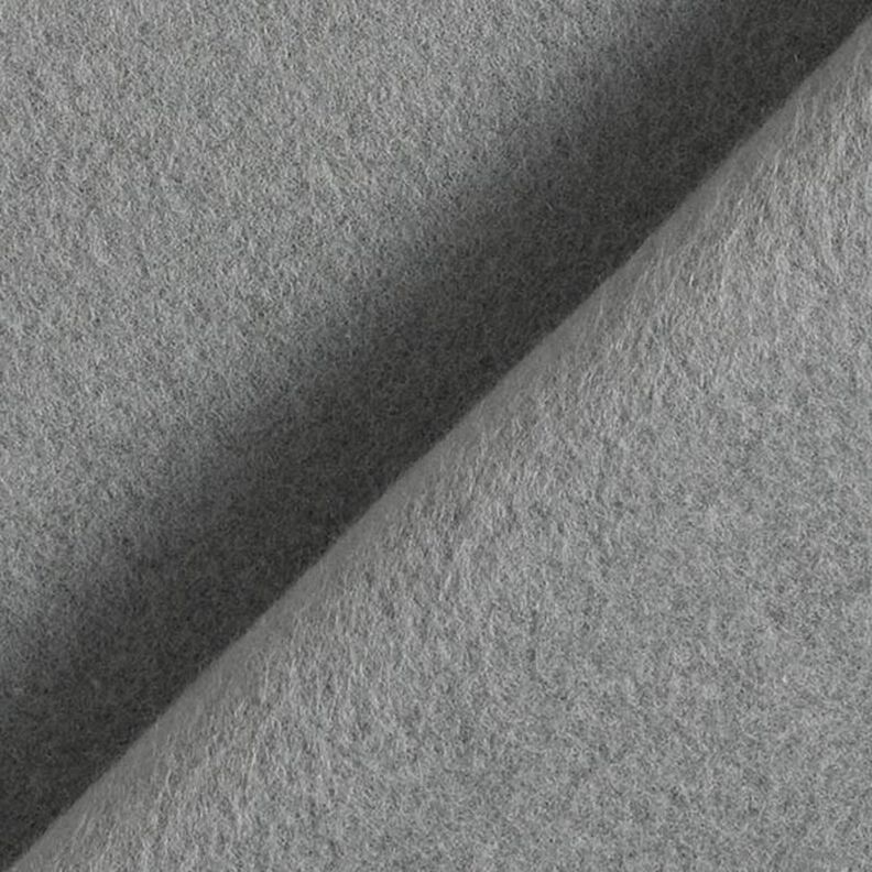 Baumwollfleece Uni – grau | Reststück 70cm,  image number 4