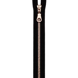 Reißverschluss S14, teilbar  | Prym – schwarz/roségold, 