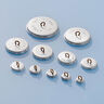 Bezogener Knopf Reflex – silber,  thumbnail number 4