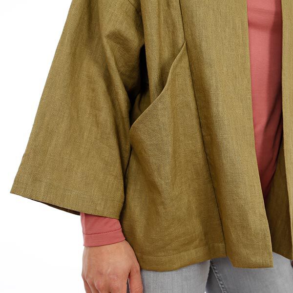FRAU SINA Kimonojacke mit schrägen Taschen | Studio Schnittreif | XS-XXL,  image number 6
