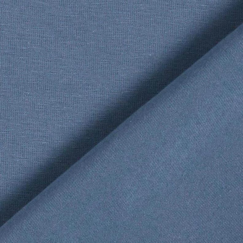 Baumwolljersey Medium Uni – jeansblau,  image number 5