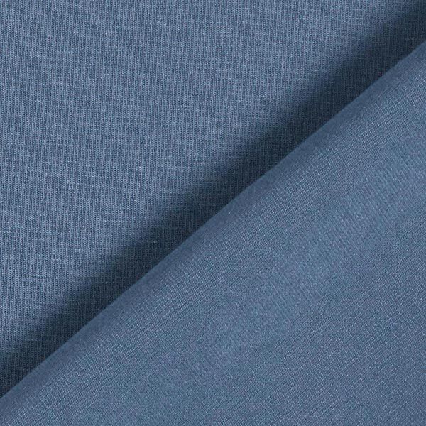 Baumwolljersey Medium Uni – jeansblau | Reststück 50cm