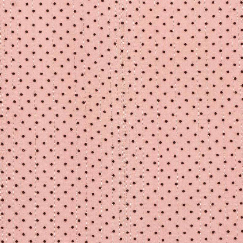Chiffon Glitzerstreifen und Pünktchen – hellaltrosa,  image number 1
