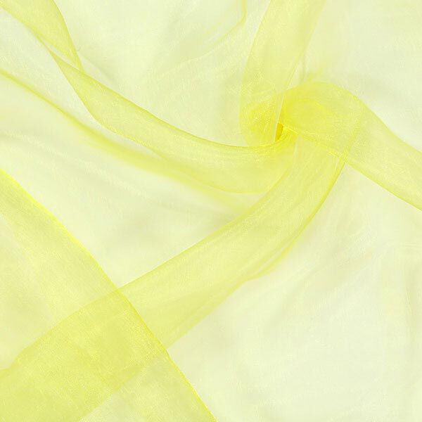 Organza – gelb | Reststück 50cm