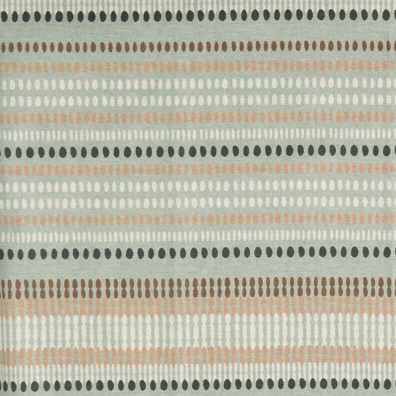 Outdoorstoff Canvas Punkte – eukalyptus/hellbraun,  image number 1
