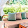 Outdoorstoff Jacquard kleines Zickzack – terracotta,  thumbnail number 7