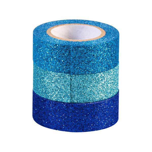 Washi Tape Glitter blau, image number 3
