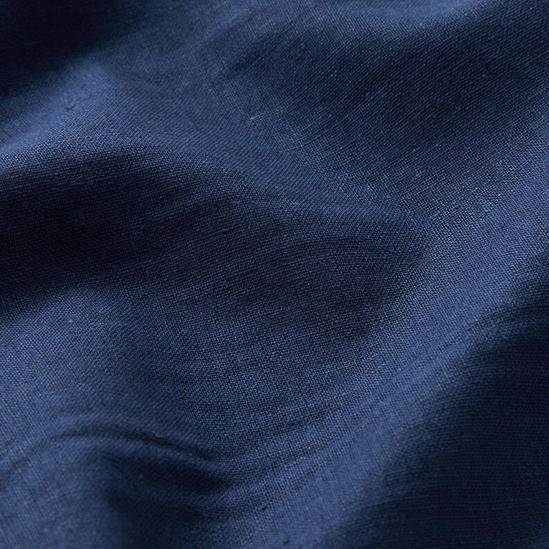 Leinen-Baumwoll-Mix gewaschen – nachtblau,  image number 2