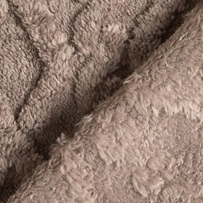 Kunstfell Diamanten – taupe, image number 4