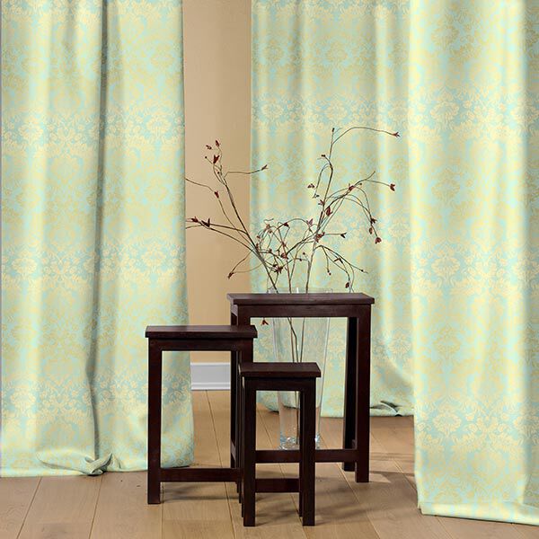 Dekostoff Jacquard Trento 280 cm – mintgrün, image number 3