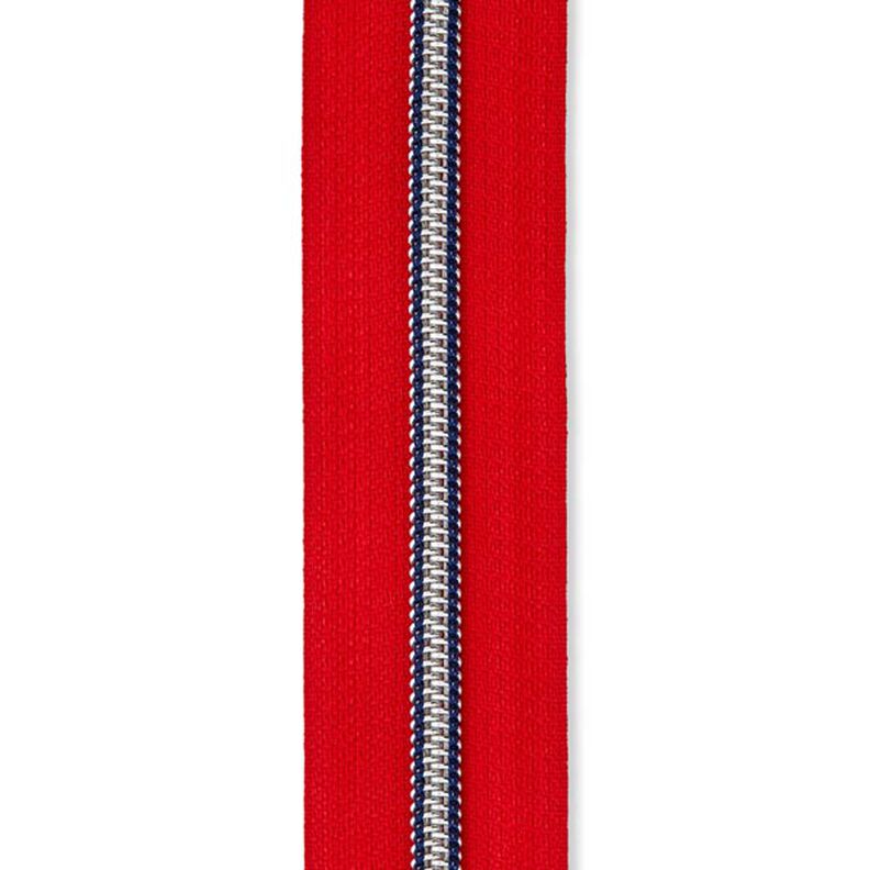 Endlosreißverschluss [5 mm] Metall | Prym – rot,  image number 2