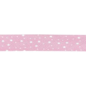Schrägband Sterne Bio-Baumwolle [20 mm] – rosa, 