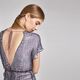 Seiden-Chiffon ungleiche Punkte – navy/weiss,  thumbnail number 7