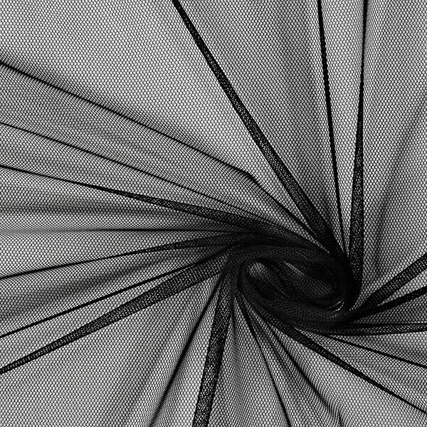 Soft Mesh – schwarz | Reststück 50cm