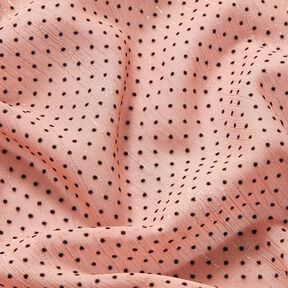 Chiffon Glitzerstreifen und Pünktchen – hellaltrosa, 